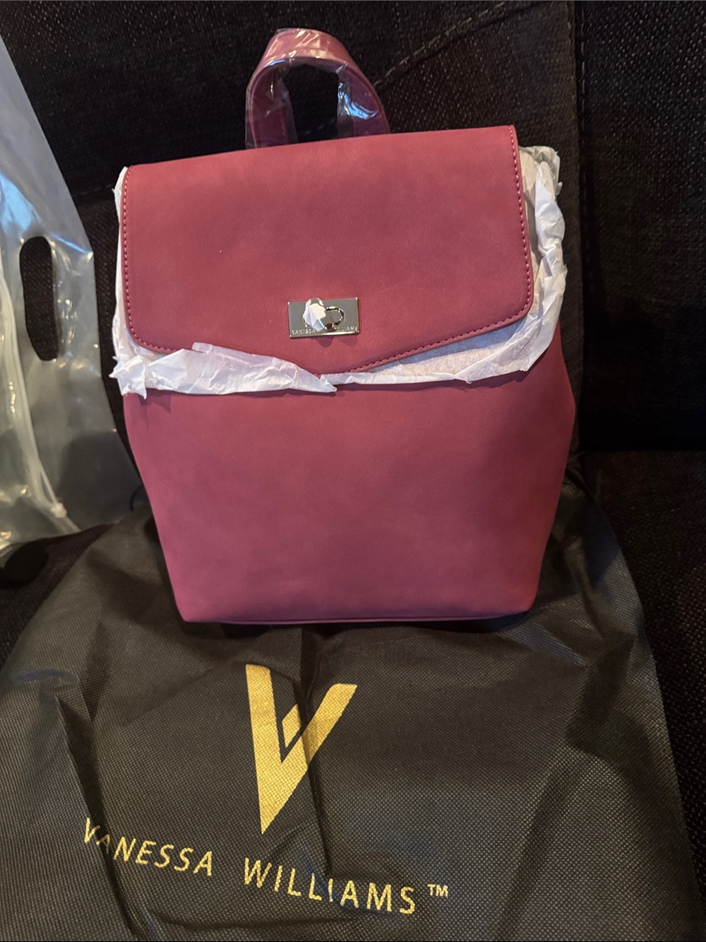 Vanessa Williams Pink Mini Backpack - Structured Everyday Bag